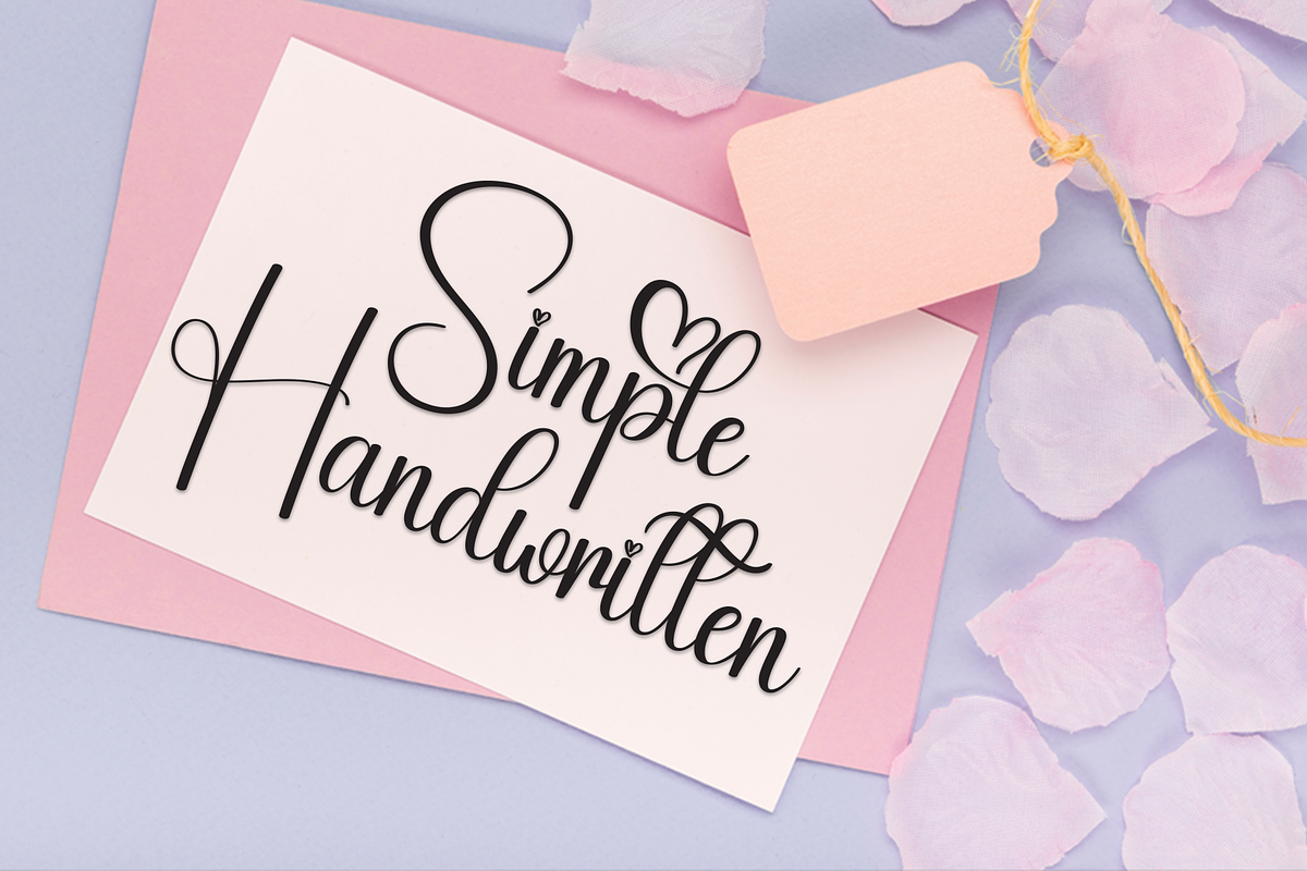 Maylove | Script Font, a Handwritten Font by Scratchones (Photo 2 of 9)