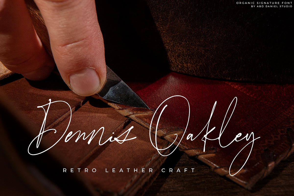 Stanley Elliott, a Handwritten Font by Abo Daniel Studio (Photo 5 of 17)