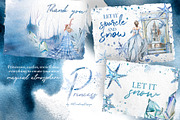 Hand-Painted Princess Clipart, a Decorative Illustration by ArtCreationsDesign (Thumbnail 7 of 21)