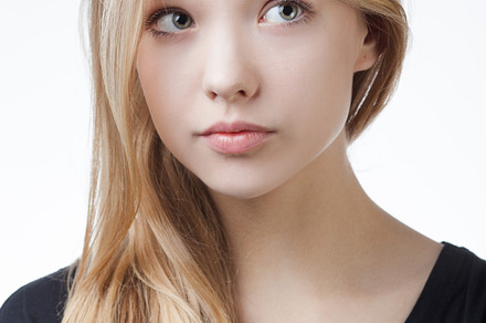 Very beautiful girl portrait containing alone, attractive, and background, a Person Photo by AlohaHawaii