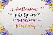 Freenight Script + Extras, a Script Font by Olexstudio (Thumbnail 2 of 7)