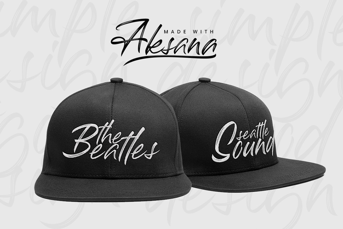 Aksana Brush Business Font preview 4