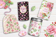 Seamless Roses Patterns, a Pattern Graphic by Irina Diasli (Thumbnail 2 of 6)
