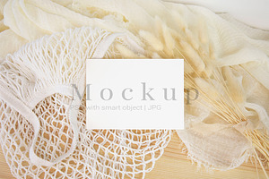 Card Mockup 5x3.5, a Product Mockup by PawMockups