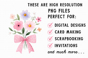 Coquette Floral Frames Clipart, an Illustration by Libby Wishes (Thumbnail 6 of 7)