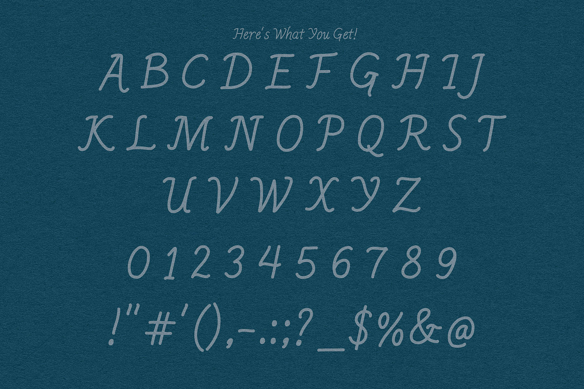 Raindrop by Eric Pond Designs, a Handwritten Font by Eric Pond Designs (Photo 2 of 5)
