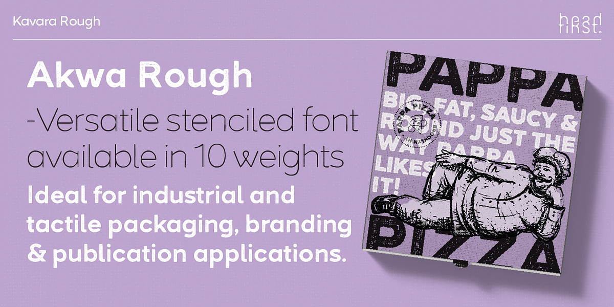 Akwa Rough, a Sans Serif Font by HeadFirst (Photo 6 of 17)