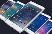 UI Mobile 5 Background, an UI Kit Template by Alireza Farzad (Thumbnail 2 of 7)
