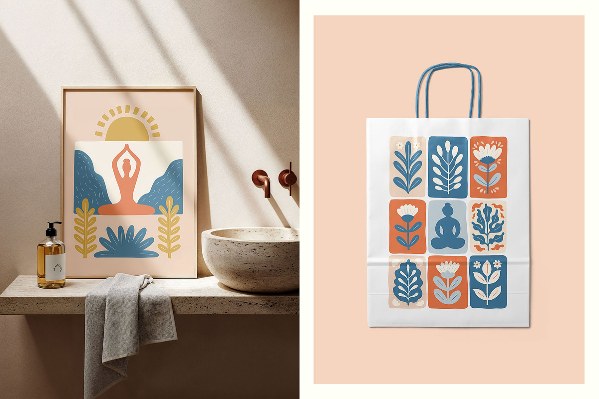 Calm Energy | Wall Art Creator, an Object Graphic by Leleka.Store (Photo 7 of 18)