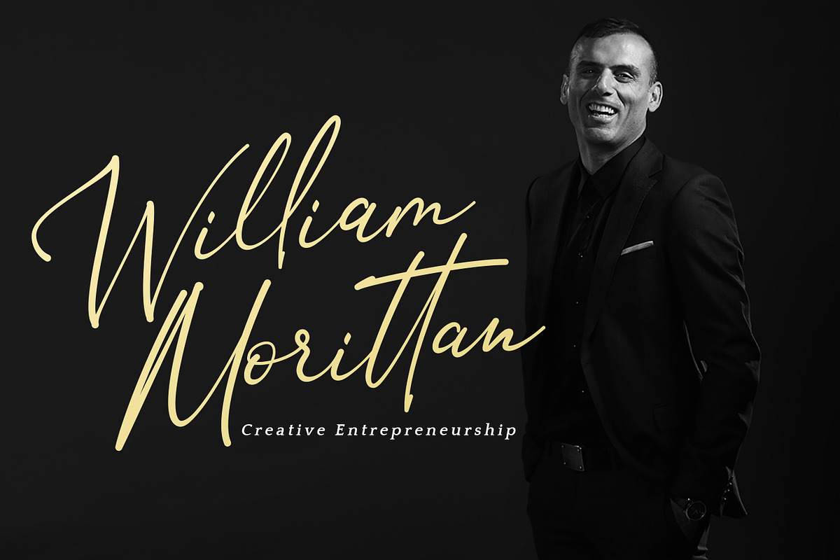 Anthoni Signature Script Font preview 2