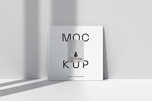 Square Magazine Mockup