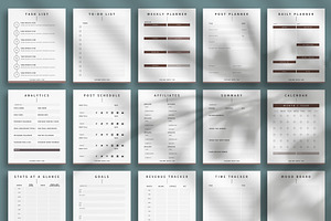 Blog Planner Canva Template