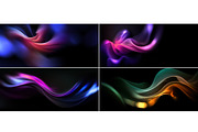 16 Dark Neon Glowing 3D Backgrounds, a Background Graphic by BazziBa♥ (Thumbnail 5 of 5)