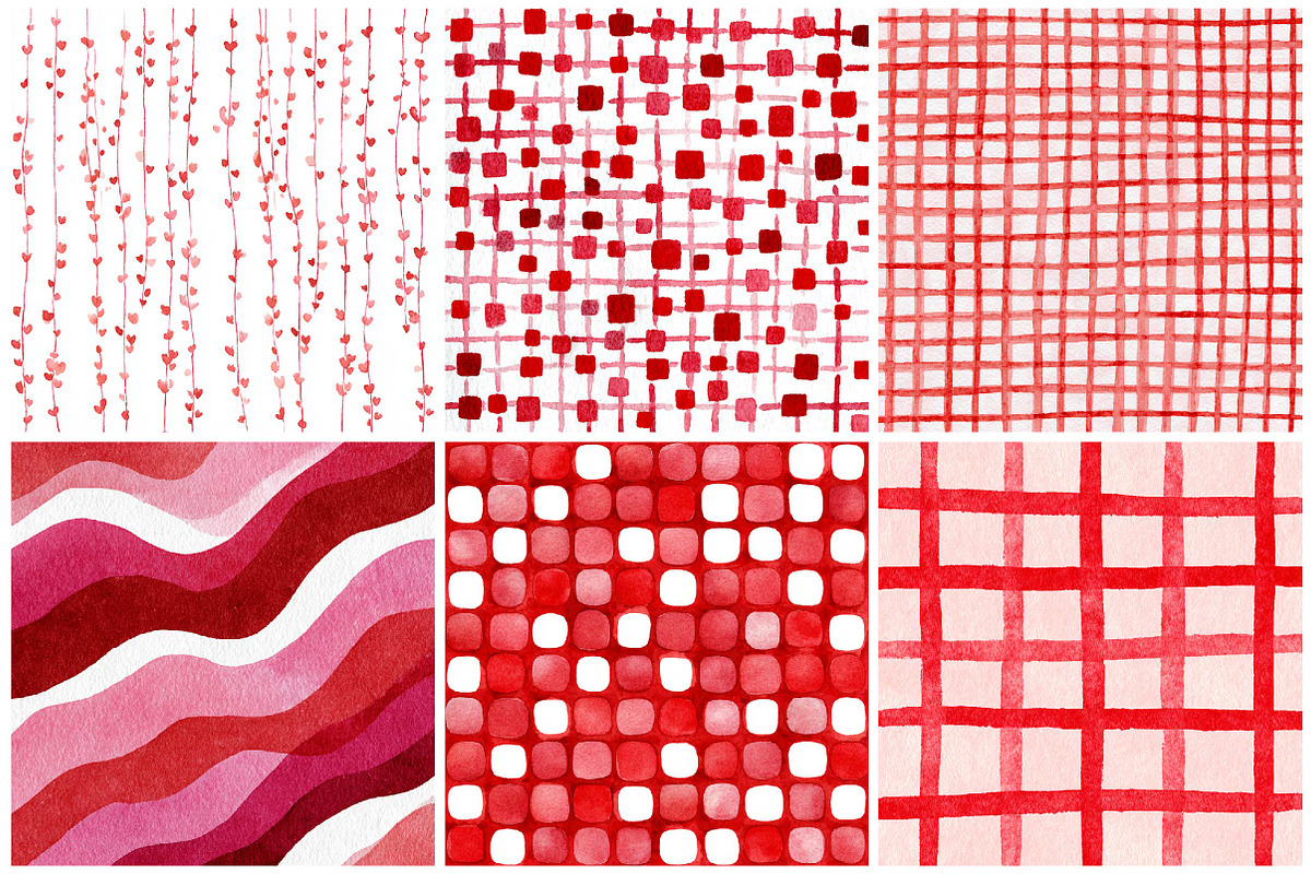 Valentine Pattern Hand Drawn Heart P, a Texture Illustration by DreamPrint404 (Photo 3 of 3)