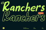 CS Ranchers Pixel, a Sans Serif Font by Craft Supply Co. (Thumbnail 1 of 8)