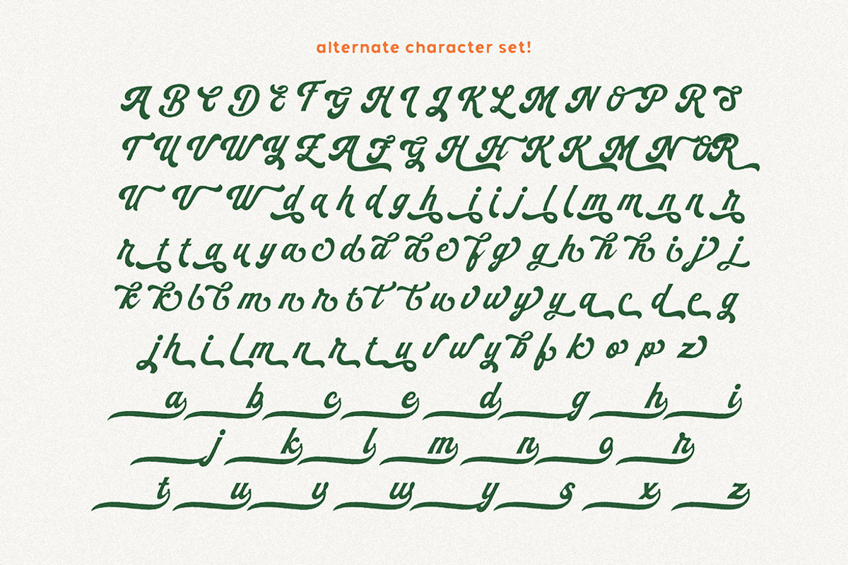 Peach Club Font, a Handwritten Font by HansCo Studio (Photo 12 of 12)
