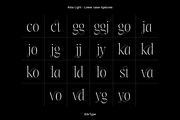 Aida | 10 Font Ligature Serif, a Font by Silktype (Thumbnail 17 of 20)