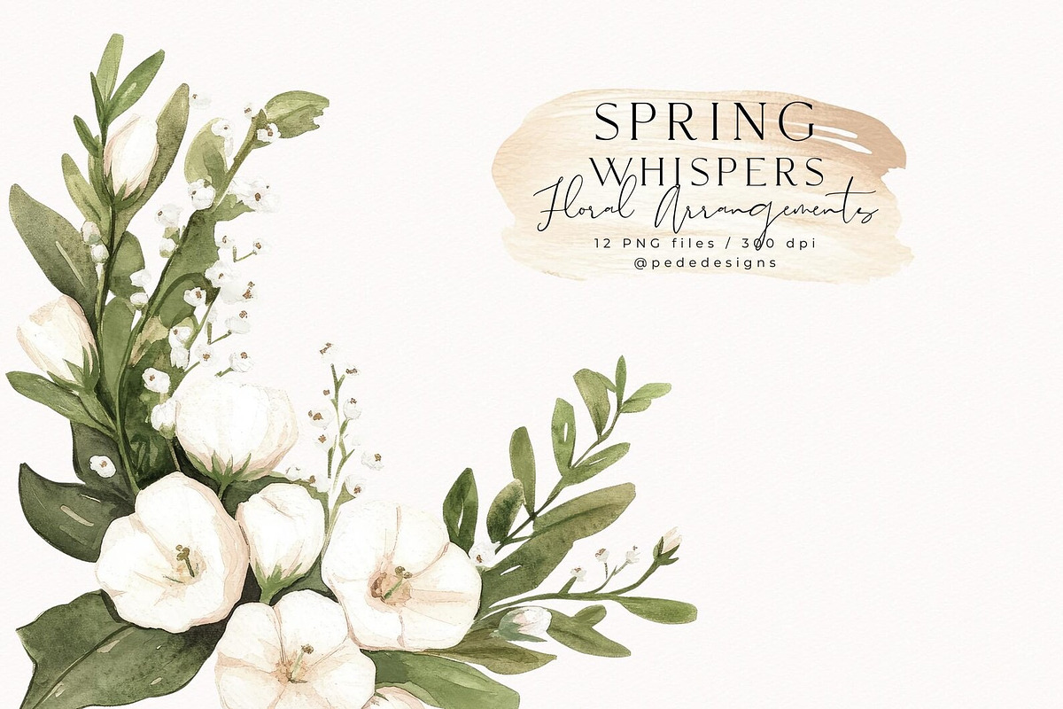 Spring Whispers, a Seasonal Illustration by PeDe Designs (Photo 11 of 25)