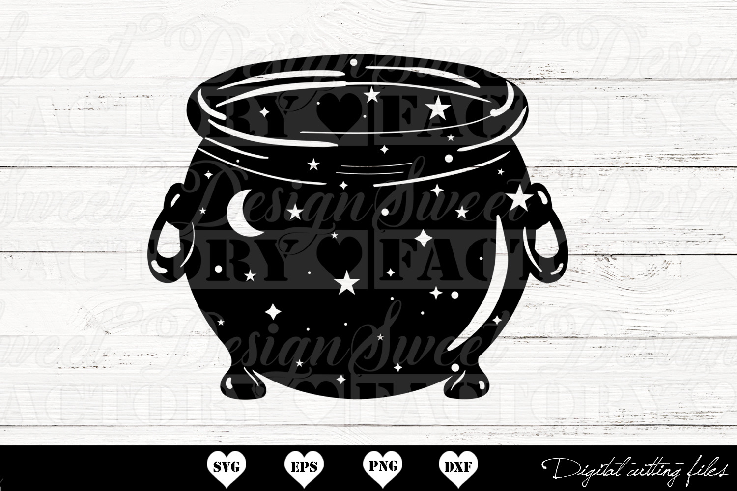 Cauldron SVG, an Illustration by Sweet sweet design, image size:1500x1000