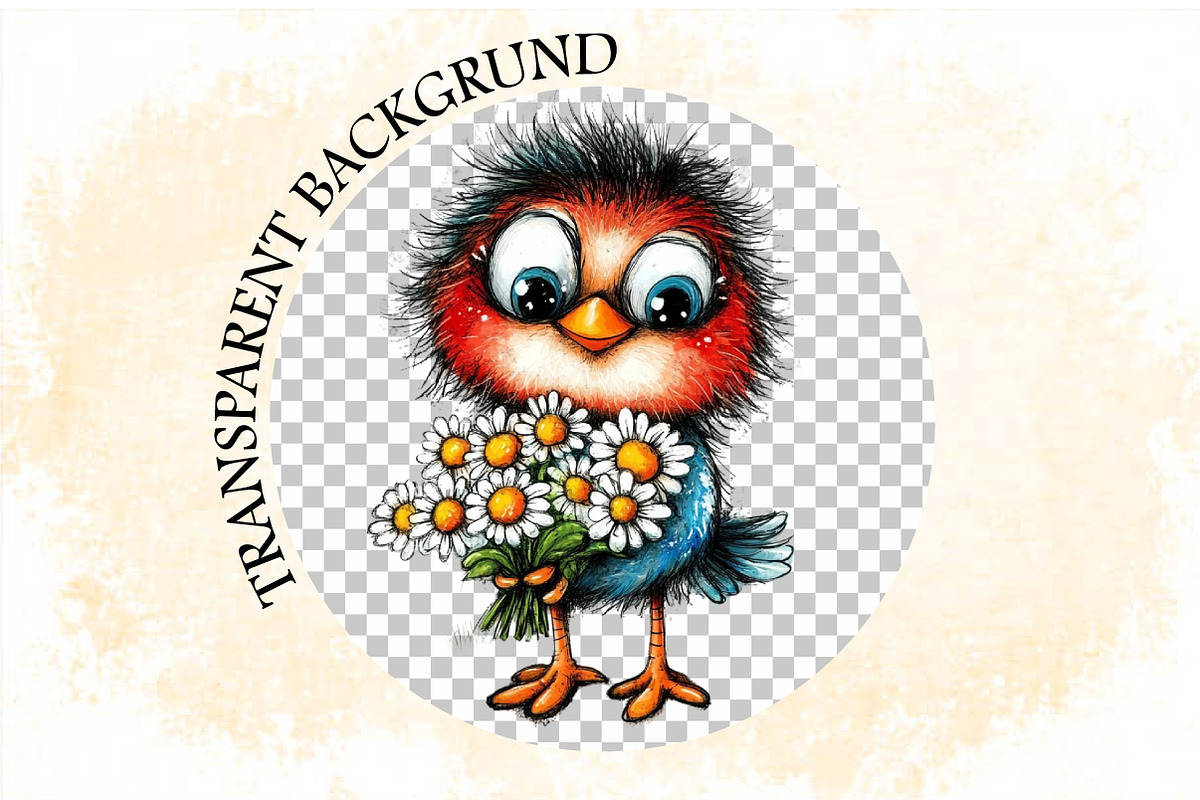 Spring Cute Baby Birds Sublimation C, an Illustration by SVGArt (Photo 8 of 9)
