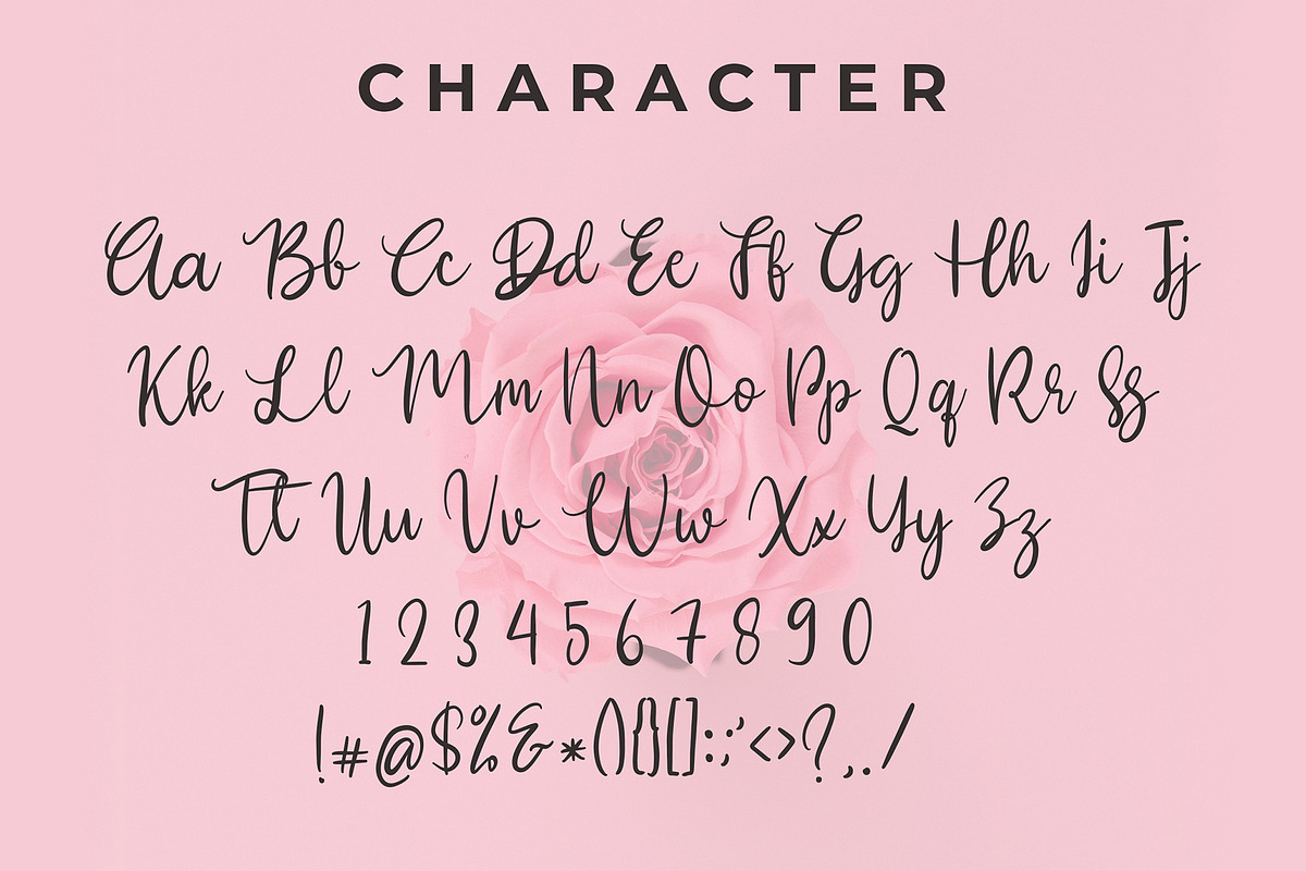 Lincoln Beautiful Calligraphy Font preview 5