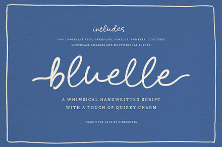 Bluelle | a Whimsical Wedding Script