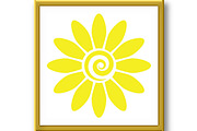 Chamomile. Flower. Isolated graphic, an Outline Icon by RODINA (Thumbnail 2 of 3)