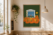 Fall Vibe digital Wall Art Poster, a Decorative Illustration by Oleksandra Illustrates (Thumbnail 4 of 6)