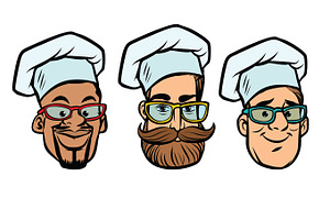 Head Chefs Multi-ethnic Group