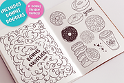 Donut Derby, a tasty caps font, a Handwritten Font by Rachel White Art (Thumbnail 3 of 9)