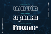 Selauk | Futuristic Font, a Serif Font by twinstd (Thumbnail 2 of 13)
