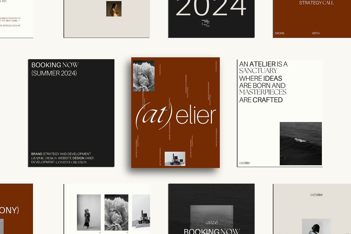 Canva Social Media Kit | Atelier, a Social Media Template by GLDN Studio (Photo 8 of 14)