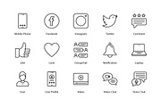 Social Media icons, an Icon by Vector Squad (Thumbnail 2 of 5)