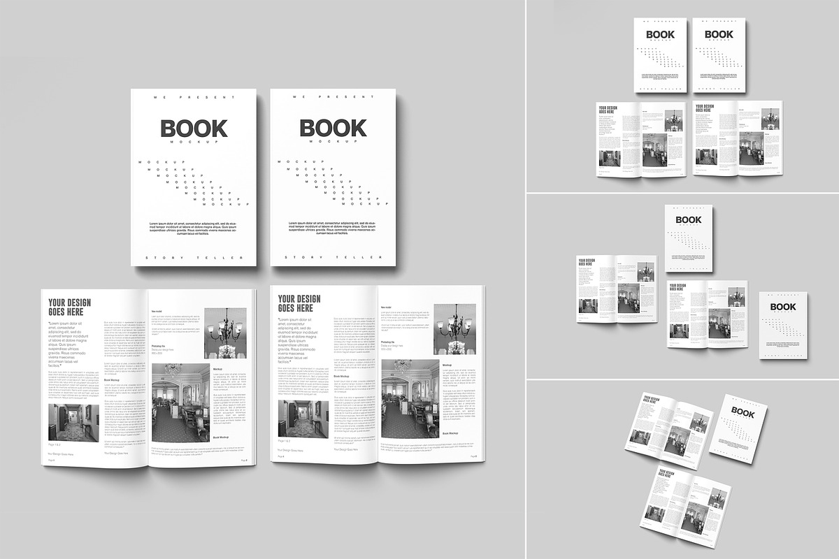 High Quality Book Mockups, a Books & Magazine Mockup by Alhaytar (Photo 1 of 4)