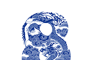 Number 0-9 Design in Chinese Style, a Symbol Font by PonDeArt (Thumbnail 10 of 11)