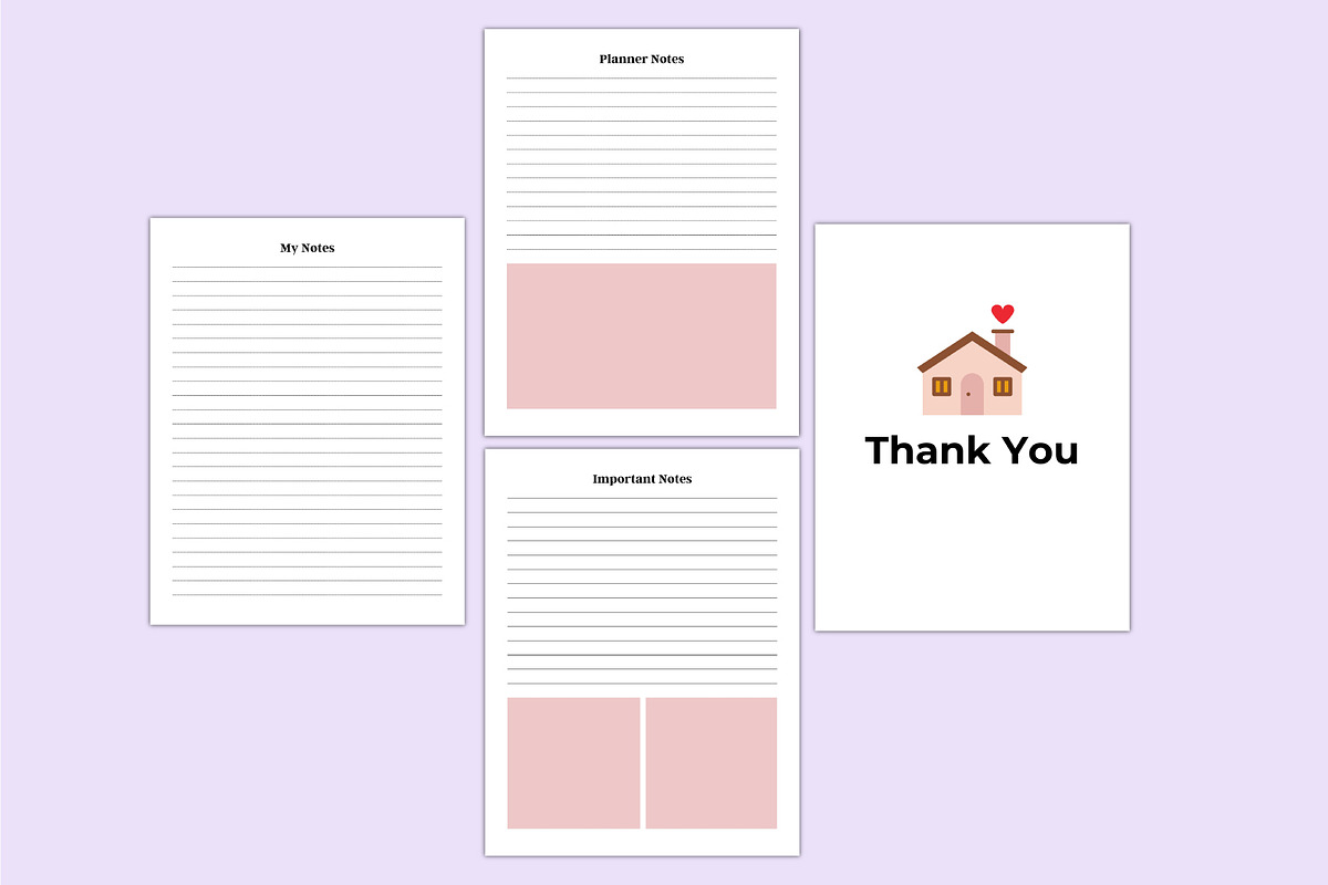 2025 Family Home Planner For Canva, a Stationery Template by Shumaya (Photo 5 of 5)
