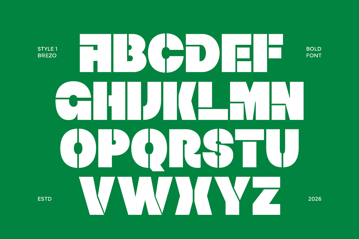 Brezo - Bold Sans Serif Font, a Sans Serif Font by Flawless And Co (Photo 6 of 10)