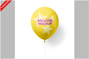 Party Balloon Mockup, a Product Mockup by Bruno's Shop (Thumbnail 1 of 3)