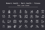 People's Healthcare & Fitness Icons, an Outline Icon by Nuburu (Thumbnail 1 of 2)