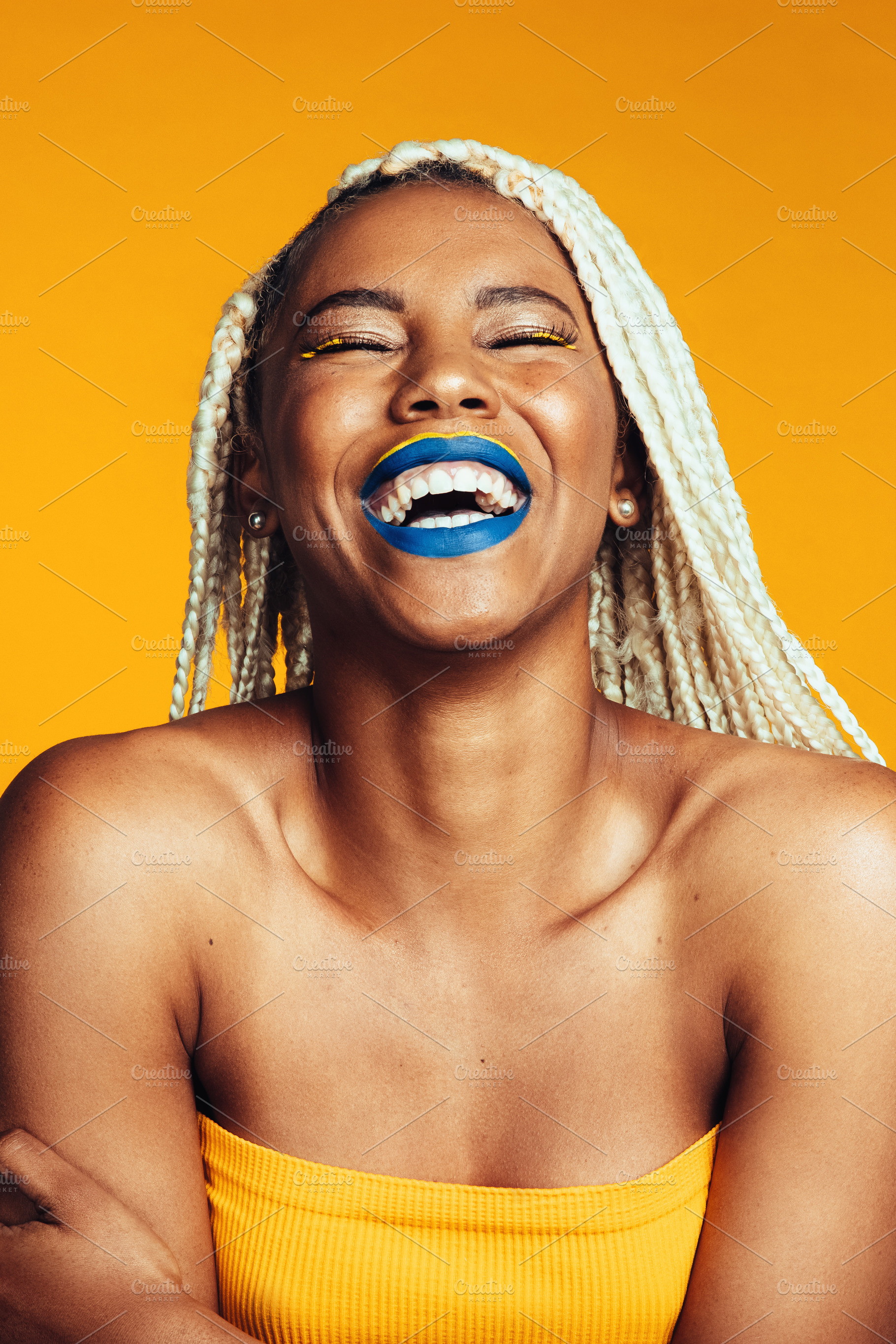 Portrait of smiling african american female, a Person Photo by Jacob Lund