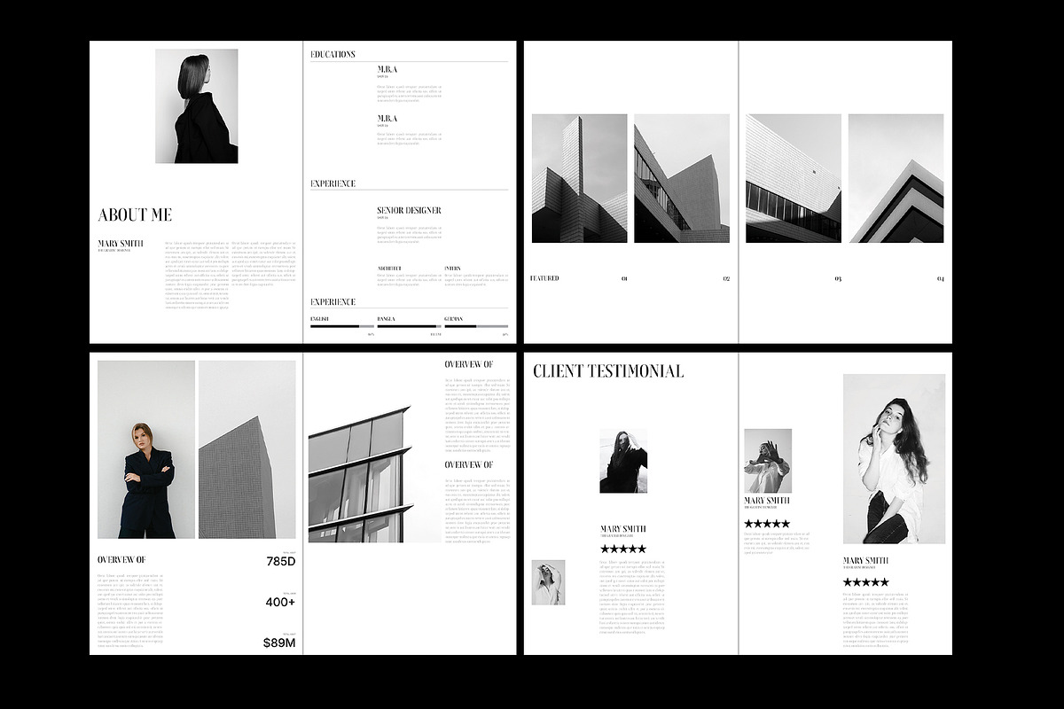 Architecture Portfolio Book, a Brochure Template by Devators (Photo 6 of 7)