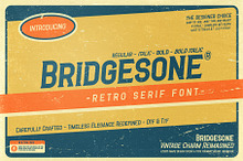 Bridgesone - Retro Serif Font
