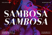 Sambosa - Modern Serif Font, a Serif Font by HanzelSpace Studio (Thumbnail 1 of 10)