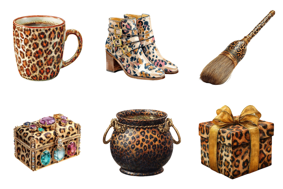 Leopard Print Halloween PNG, an Illustration by SinaCreation (Photo 4 of 7)