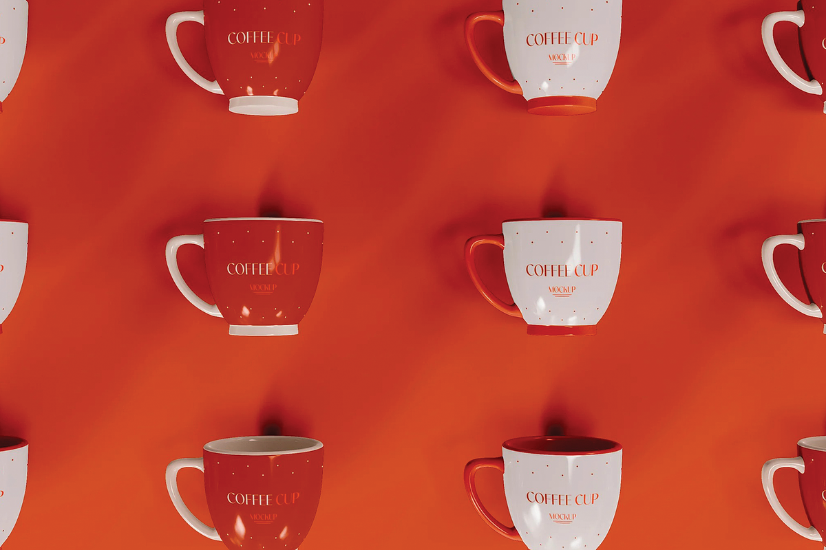 Ceramic Mugs Mockup, a Cups & Container Mockup by skybluecreative (Photo 2 of 2)