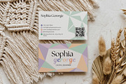 Colorful Business Card Canva, a Business Card Template by Arslan (Thumbnail 1 of 6)