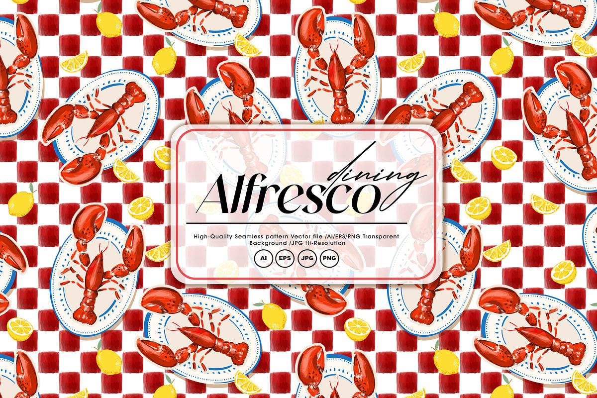 Alfresco Dining  Collection, a Pattern Graphic by MSNTY STUDIOX (Photo 3 of 34)