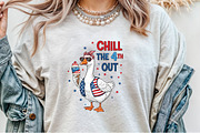 4th of July Goose Patriotic Chill th, an Illustration by Sublimation Artist (Thumbnail 4 of 9)