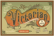 Victorian Fonts Collection, a Serif Font by Burntilldead (Thumbnail 1 of 10)
