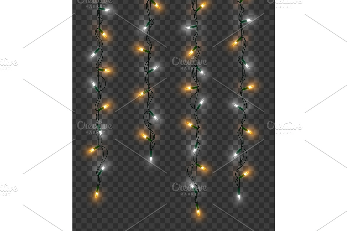 Christmas lights, a Texture Graphic by Modern vector